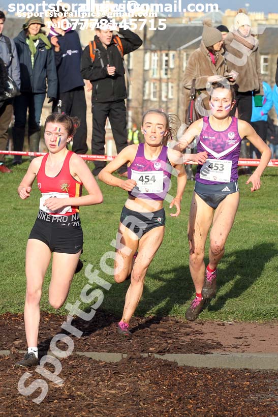 Womens short race  2020 BUCS Cross Country Champs., Edinburgh.  Photo: David T. Hewitson/Sports for All Pics
